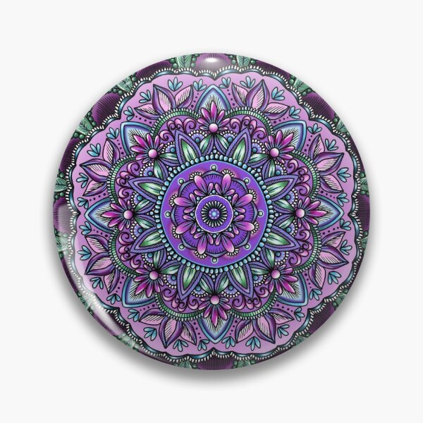 Item preview, Purple mandala designed and sold by emsalmonart.