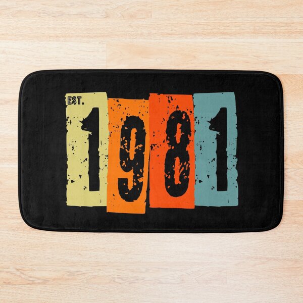 Item preview, Established 1981, born in '81, 40th birthday designed and sold by HalfCat.