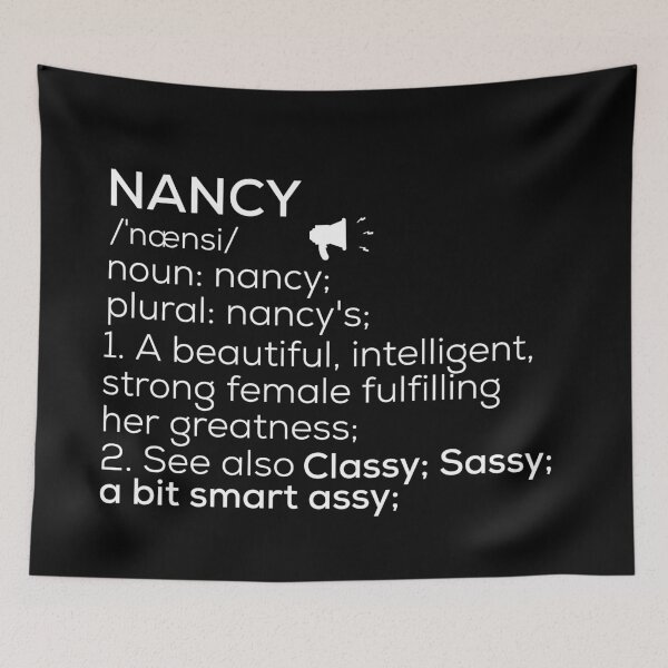 Item preview, Nancy Name Definition designed and sold by Teelogic.