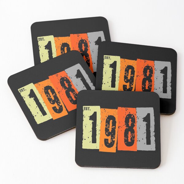 Item preview, Established 1981, born in '81, 40th birthday designed and sold by HalfCat.