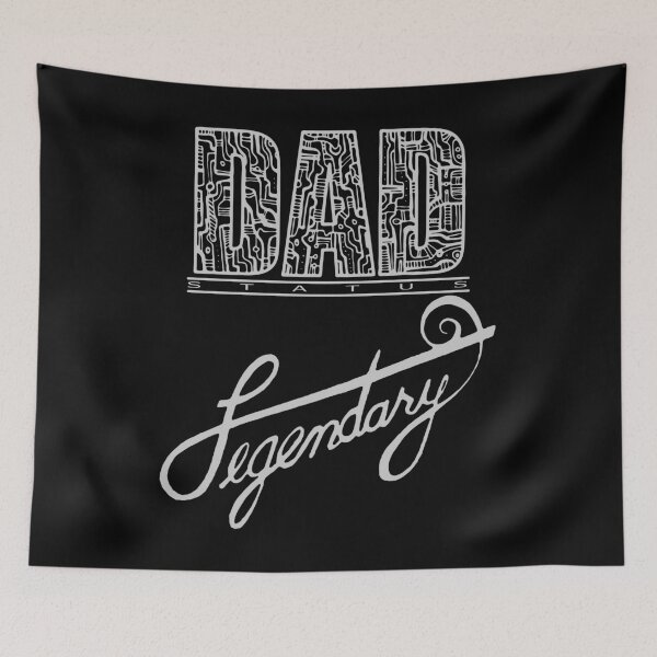 Item preview, Dad Status Legendary (Gray) designed and sold by artsadvocate.