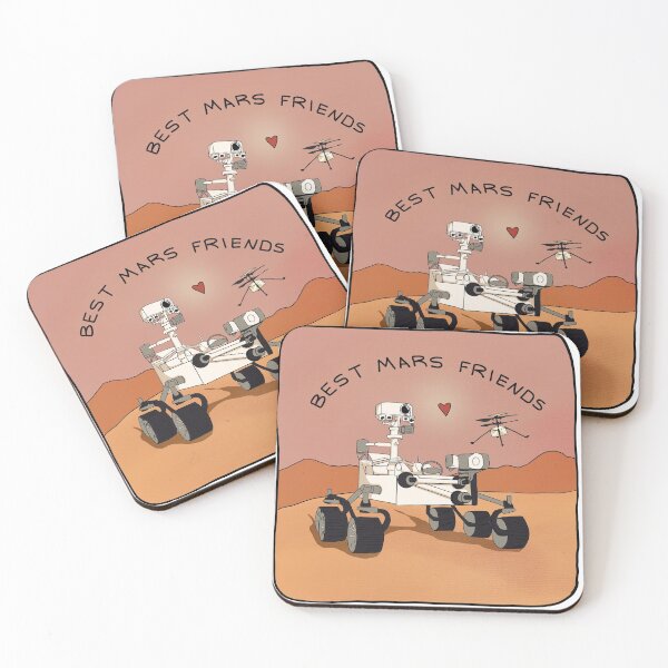 Item preview, Best Mars Friends: Perseverance and Ingenuity designed and sold by Percy-on-Mars.