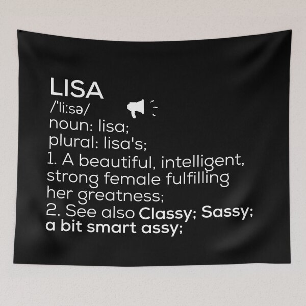 Item preview, Lisa Name Definition designed and sold by Teelogic.
