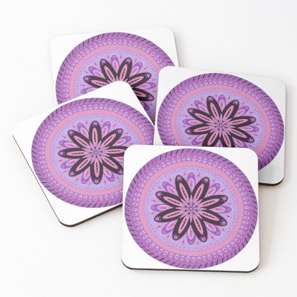 Item preview, Pink and Purple Mandala designed and sold by LizzieLart.