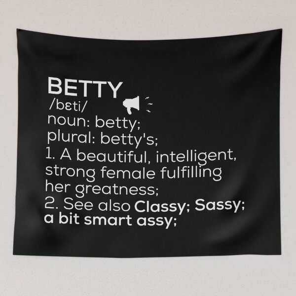 Item preview, Betty Name Definition designed and sold by Teelogic.