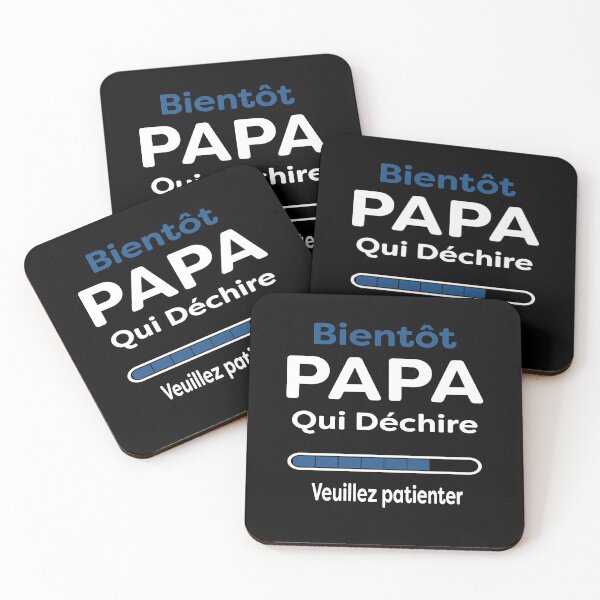 Item preview, Homme Cadeau Bientôt Papa qui déchire Future Papa designed and sold by PinkyTree.