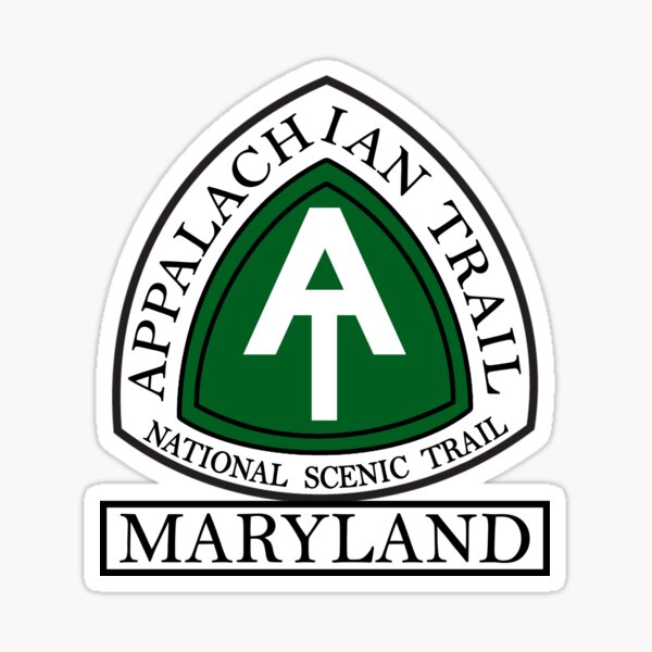 Item preview, Appalachian Trail National Scenic Trail Maryland MD designed and sold by DESTINATIONS DECAL DOS.