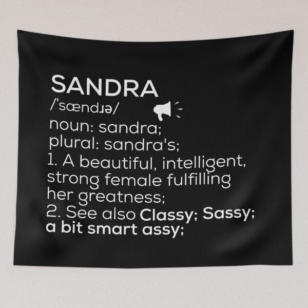Item preview, Sandra Name Definition designed and sold by Teelogic.