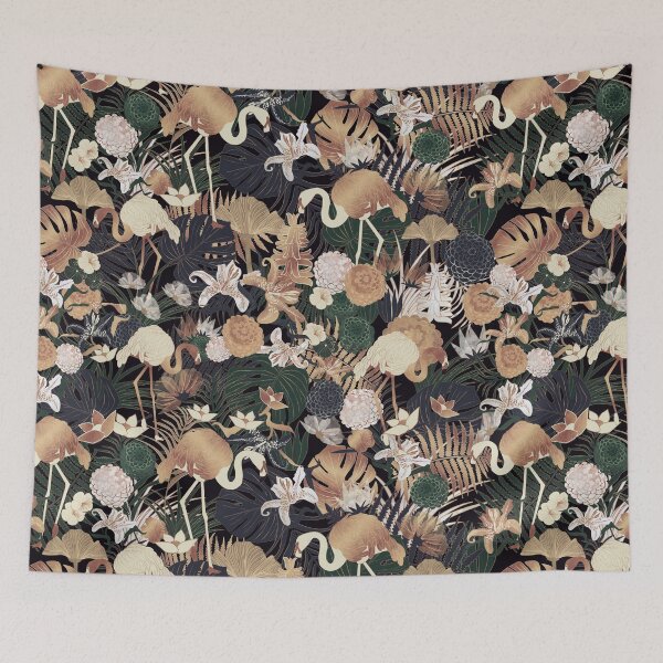 Item preview, flamingo jungle designed and sold by kociara.