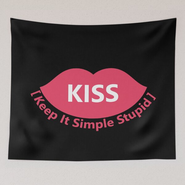 Item preview, KISS Keep it simple stupid designed and sold by yourgeekside.