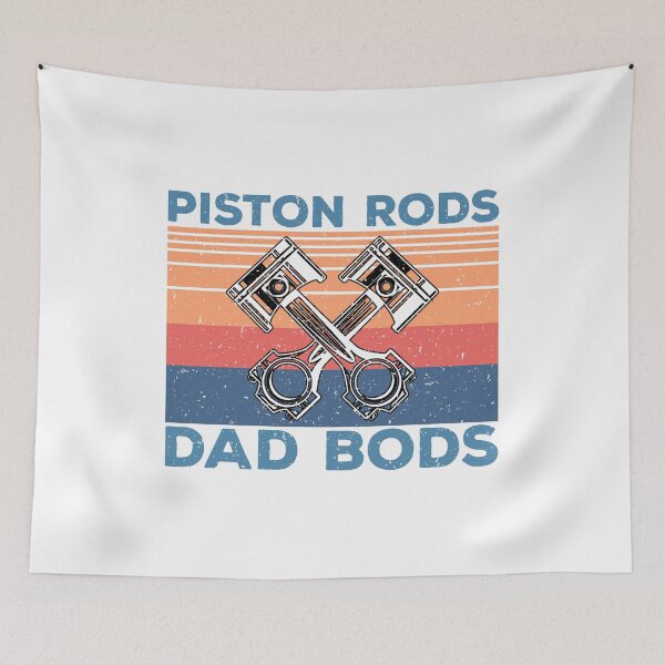 Item preview, piston rods and dad bods, piston rods and dad bods shirt, piston rods, dad shirt, dad bod shirt designed and sold by T-DESIGNEDZ.