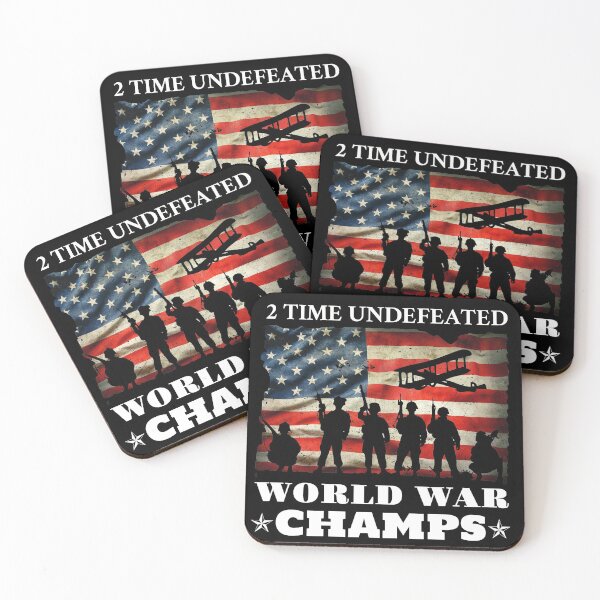 Item preview, 2 time Undefeated World War Champs, Memorial Day, American Flag designed and sold by ImBAEBAE7shop.