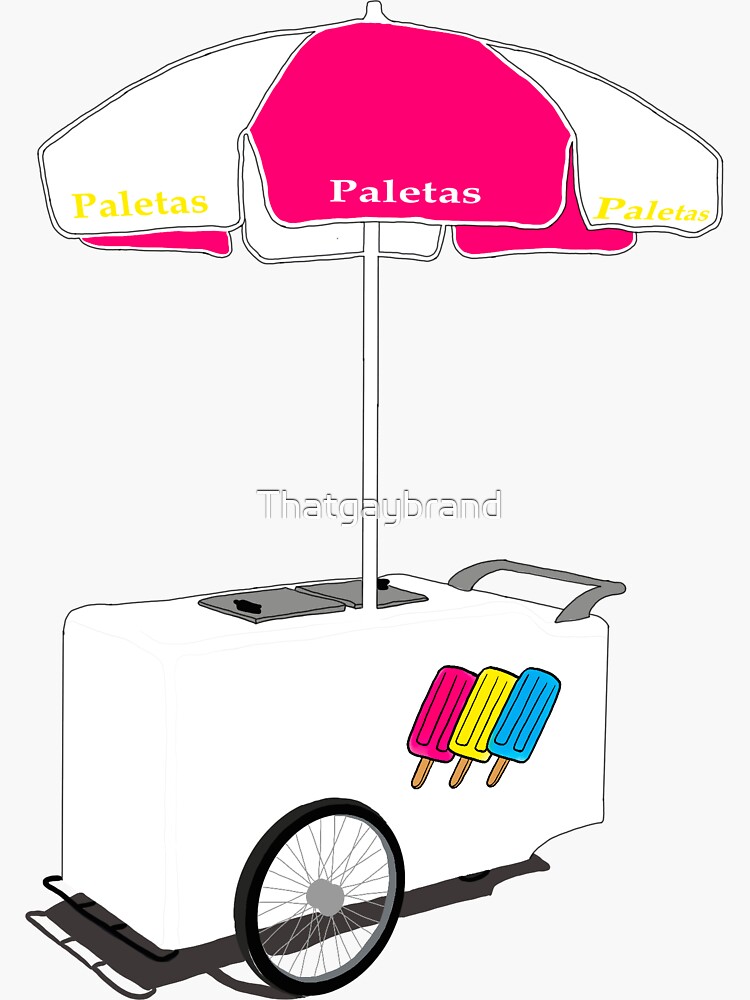 The Paleta Cart Sticker