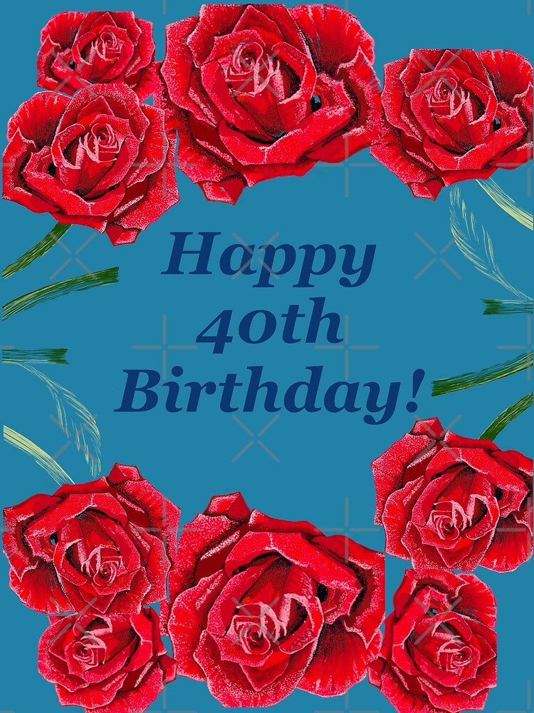 Beautiful Birthday Card With Red Roses