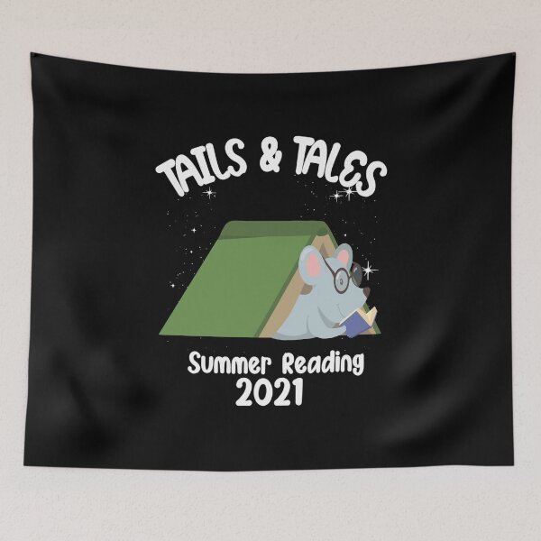 Item preview,  Tails And Tales Summer Reading 2021 , Funny mouse,mouse Lovers, Book Lovers, Summer Gift designed and sold by justbejoker.