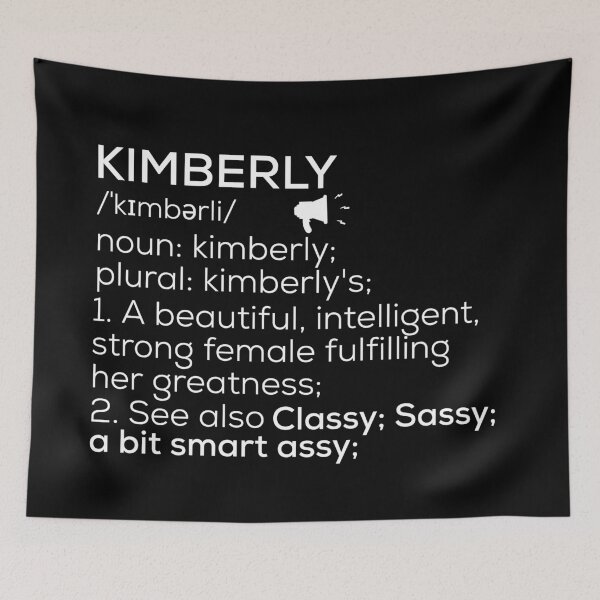 Item preview, Kimberly Name Definition designed and sold by Teelogic.