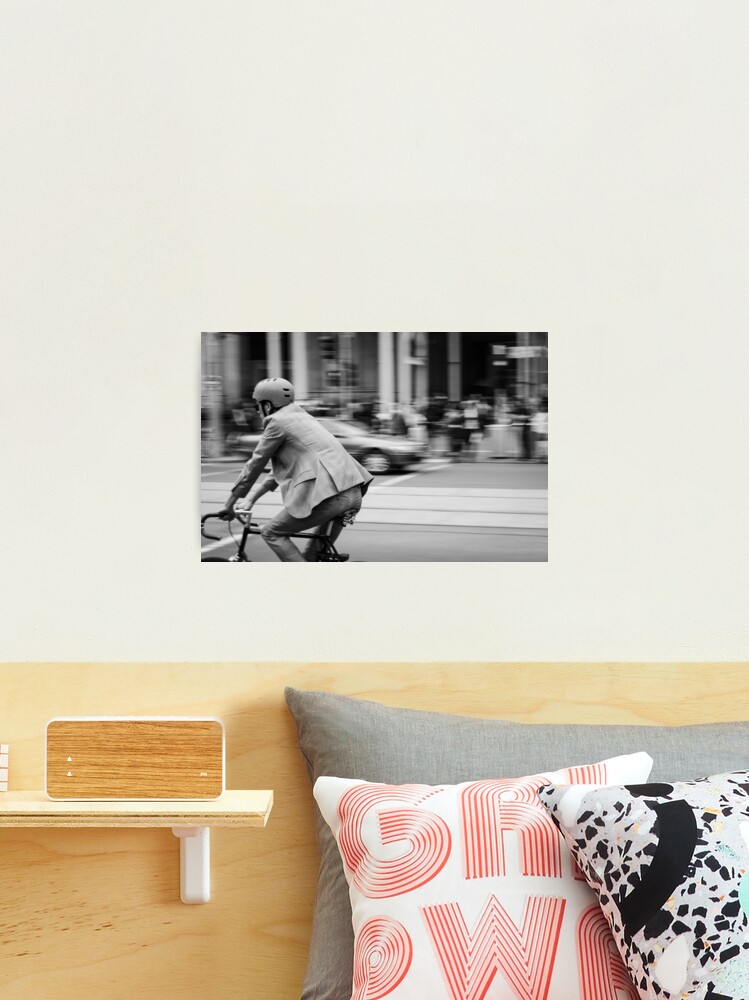 Thumbnail 2 of 3, Photographic Print, In Melbourne, We Ride! designed and sold by JimmyAmerica.