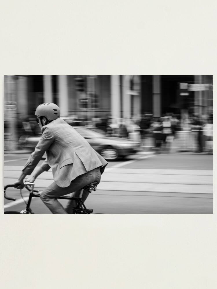 Thumbnail 1 of 3, Photographic Print, In Melbourne, We Ride! designed and sold by JimmyAmerica.