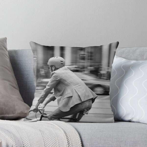 In Melbourne, We Ride! Throw Pillow