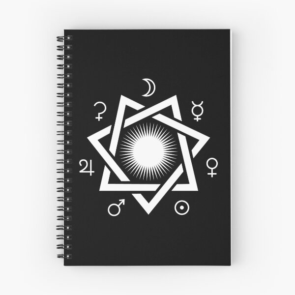 Item preview, Star Planet Signs Heptagram  designed and sold by SpreadForSatan.