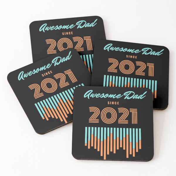 Item preview, Awesome Dad since 2021 designed and sold by SurbDesigns.
