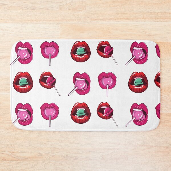 Item preview, Lollipop Pink Lips Sticker pack designed and sold by CaitU.