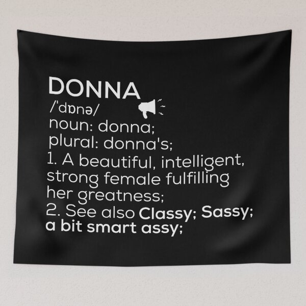 Item preview, Donna Name Definition designed and sold by Teelogic.