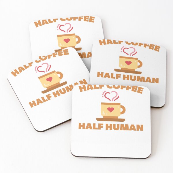 Item preview, Coffee Lover Half Coffee Half Human designed and sold by RoguePixel.