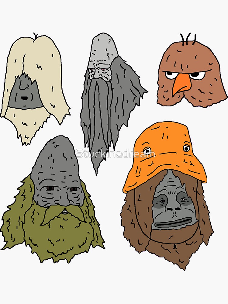 Sassy the sasquatch  Sticker for Sale by SturgesC