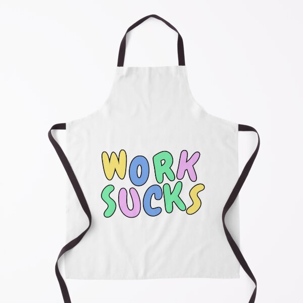 Item preview, Work sucks funny pastel sarcastic phrase designed and sold by Captain-Jackson.
