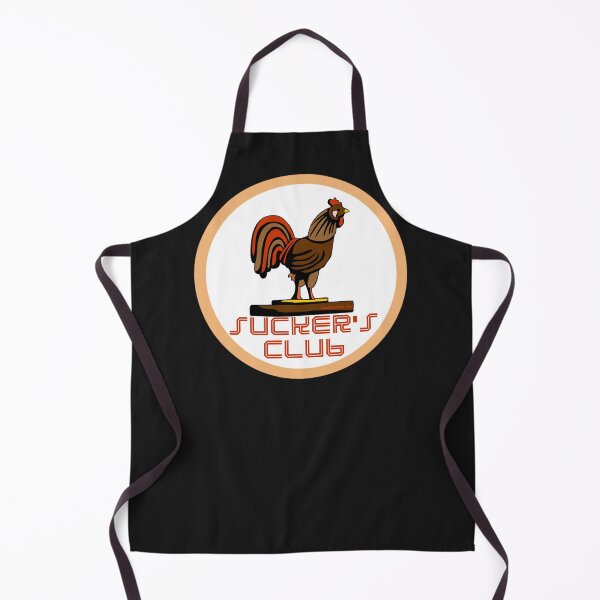 Item preview, SUCKERS CLUB, round design with rooster and text designed and sold by dragonindenver.