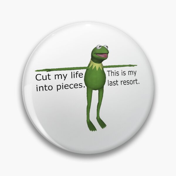 Item preview, Kermit Cut My Life Into Pieces designed and sold by cangurojoe.