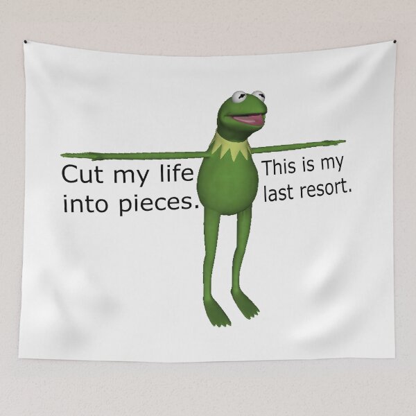 Item preview, Kermit Cut My Life Into Pieces designed and sold by cangurojoe.