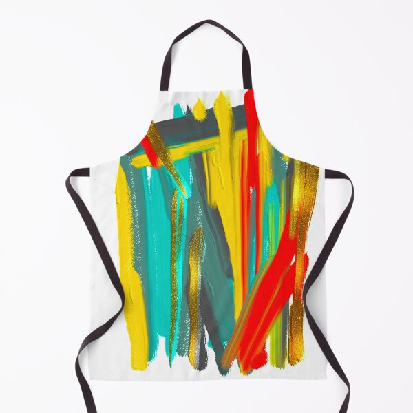 Item preview, Abstract multicolour gold strokes designed and sold by Thecolourwheel.
