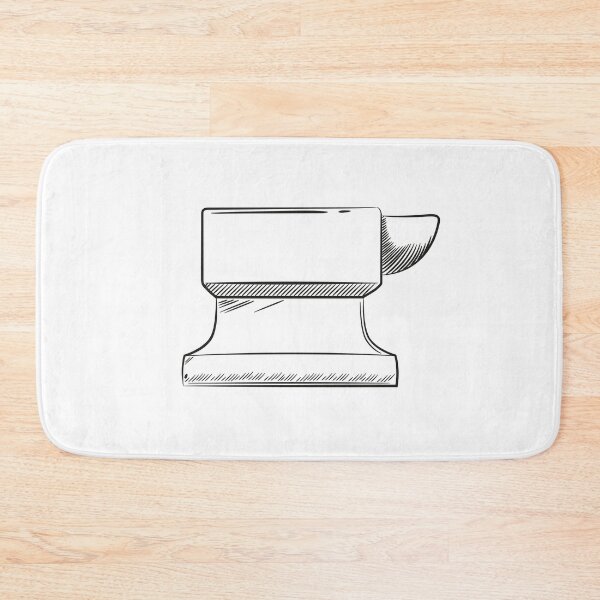 Item preview, Metal anvil, steel forge, artline illustration. Ideal for catalogs of institutional materials designed and sold by LucianoCosmo.
