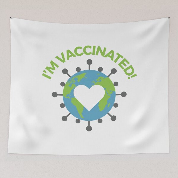 Item preview, I'M VACCINATED! designed and sold by crossmark.