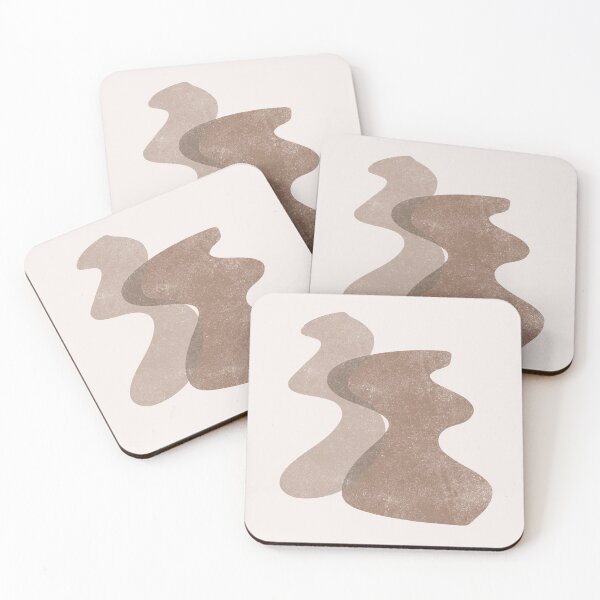Item preview, Abstract organic forms 025, minimalistic, reduced, natural tones designed and sold by Nadezda Kravcenko.