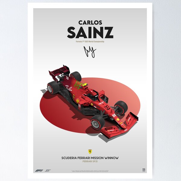 Carlos Sainz Posters Sale Redbubble for 