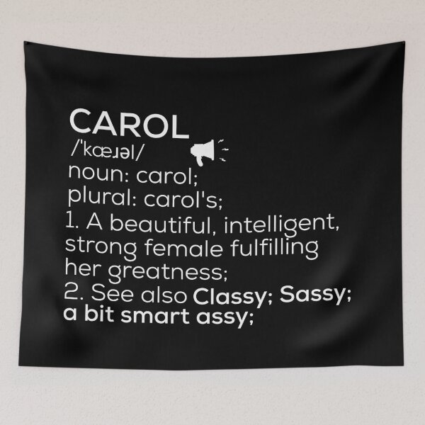 Item preview, Carol Name Definition designed and sold by Teelogic.