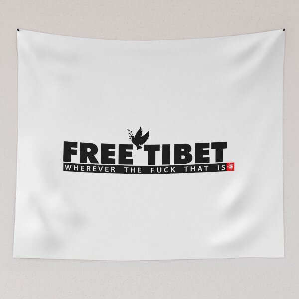 Item preview, Free Tibet designed and sold by John Poon.
