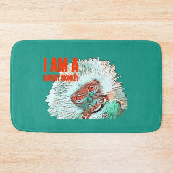 Item preview, I am as hungry as a monkey designed and sold by Nadia C  Ideas.