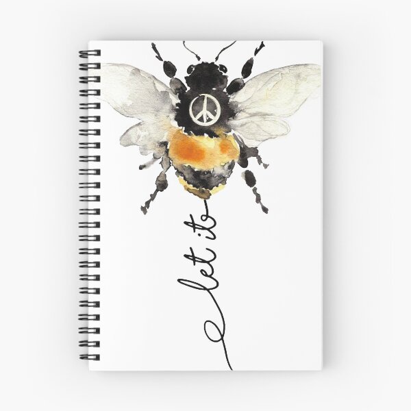 Item preview, Bee - peace sign designed and sold by speakupandshine.