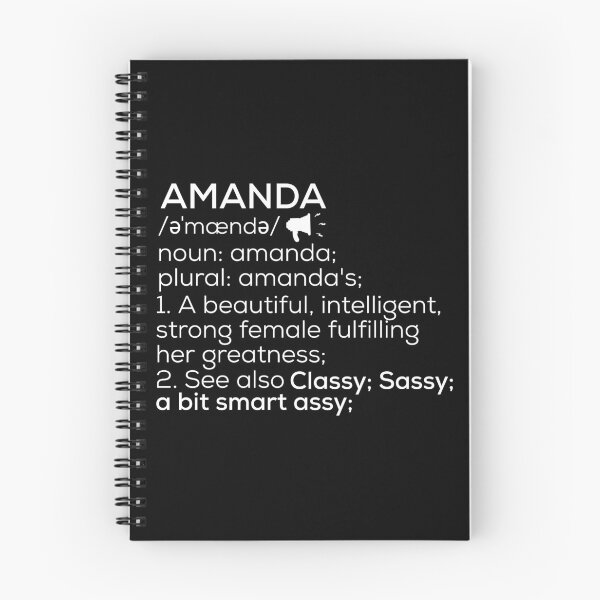 Item preview, Amanda Name Definition designed and sold by Teelogic.