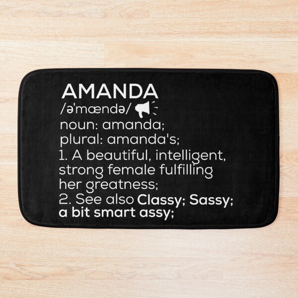 Item preview, Amanda Name Definition designed and sold by Teelogic.