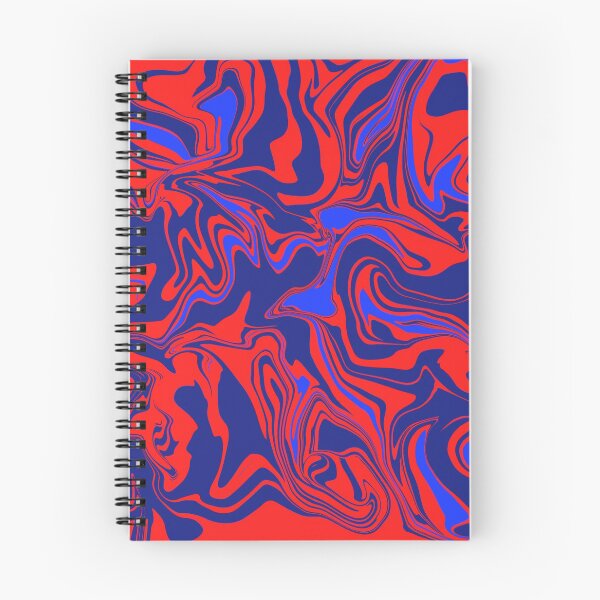 Item preview, Derretimiento abstracto rojo y azul designed and sold by WildNClassyFun.