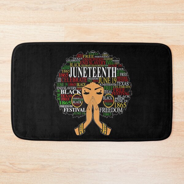 Item preview, Juneteenth Melanin Black Women Natural Hair Afro Word Art designed and sold by BanBay.