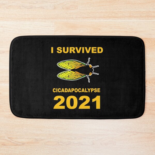 Item preview, I Survived Cicadapcolypse Cicada Cicadas Invasion Swarm 2021 Summer designed and sold by Spaceshipsells.