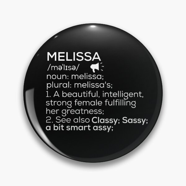 Item preview, Melissa Name Definition designed and sold by Teelogic.