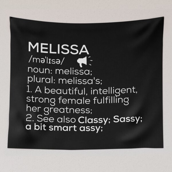 Item preview, Melissa Name Definition designed and sold by Teelogic.