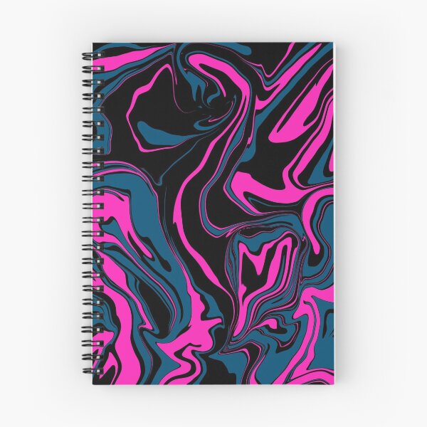Aperçu de l'œuvre Fondant abstrait de minuit magenta créée et vendue par WildNClassyFun.